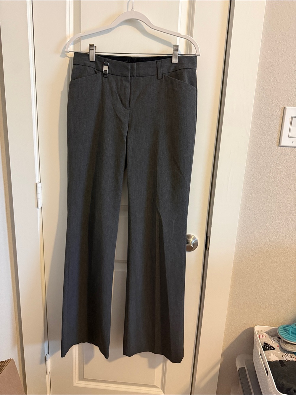 Express Women's Dark Gray Editor Pants